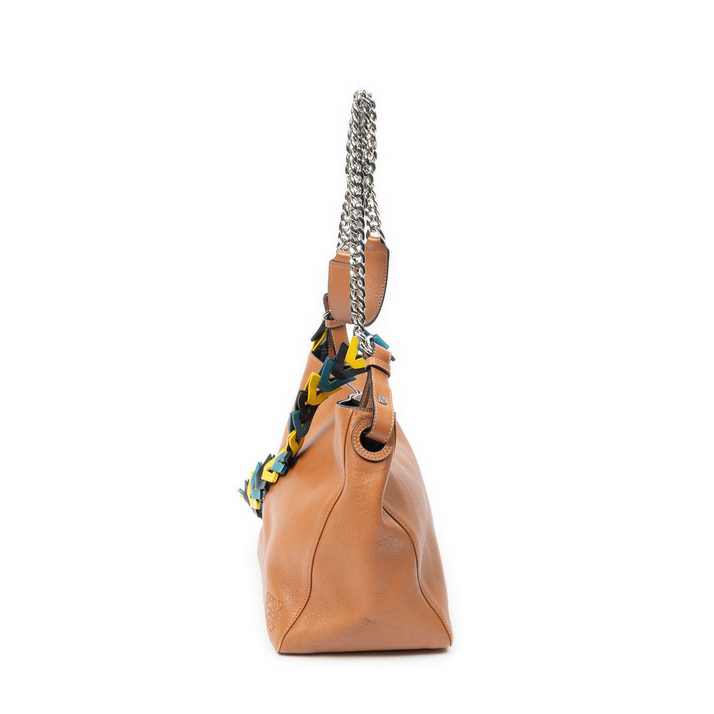 Loewev Bucket Bag Brown Grain Calf Skin Leather — view 3