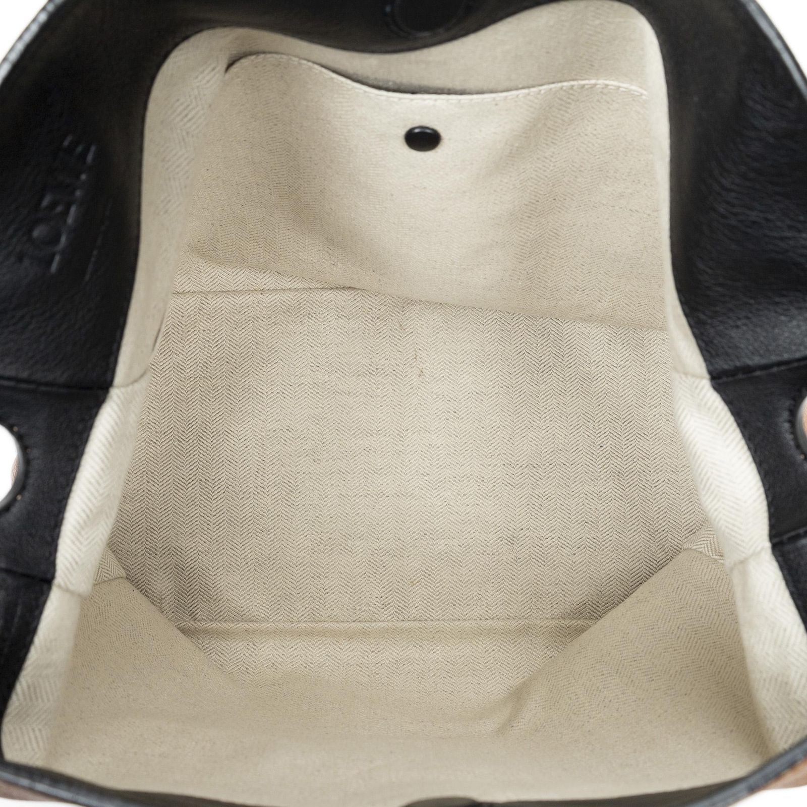 Loewev Bucket Bag Brown Grain Calf Skin Leather — view 9