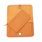 Hermes Dogon Wallet Orange Clemence Leather — view 4