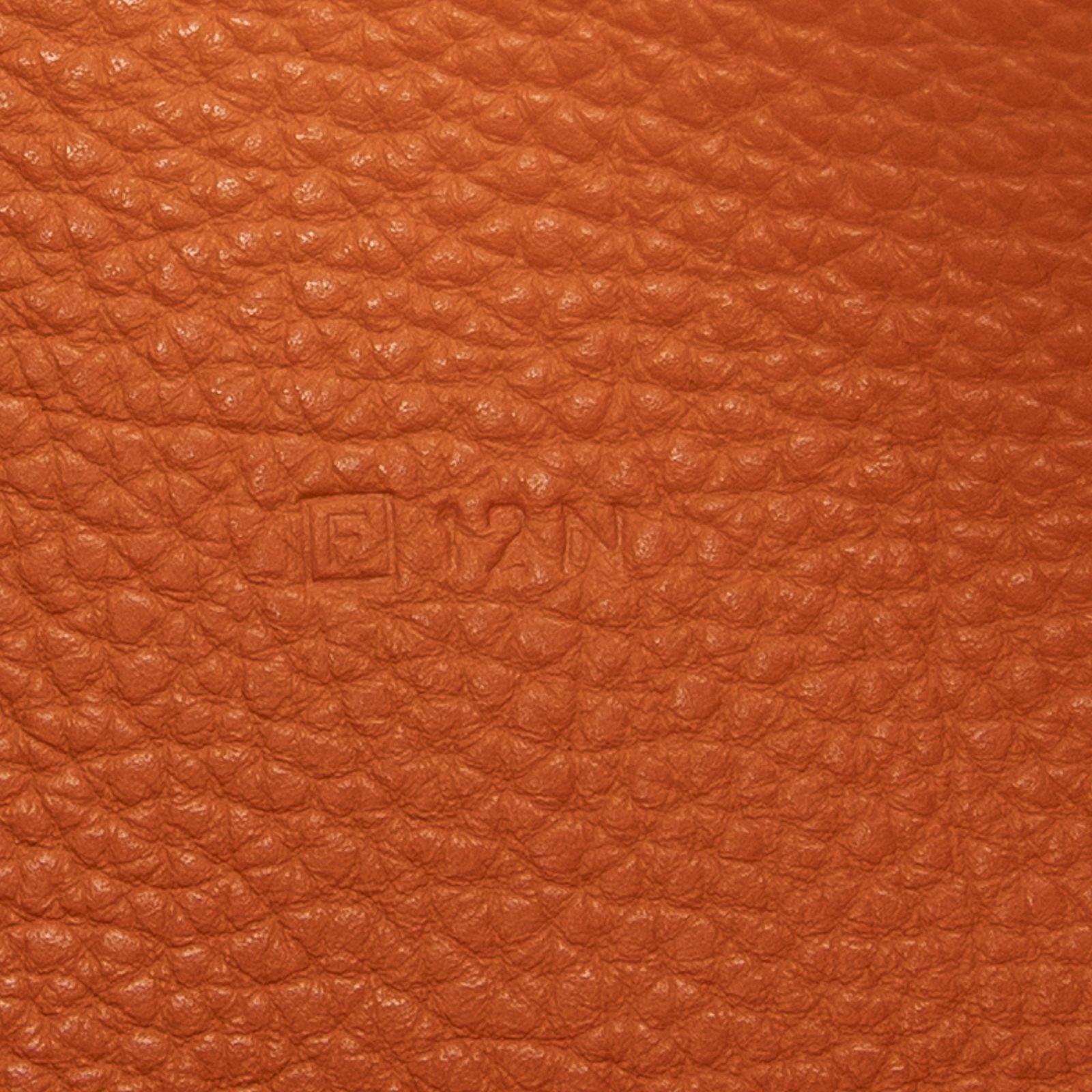Hermes Dogon Wallet Orange Clemence Leather — view 6