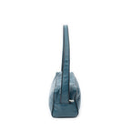 Loewerectangular Shoulder Boston Teal Calfskin Leather — view 4
