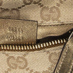 Gucci Waist Pouch Beige Gold GG Canvas — view 5