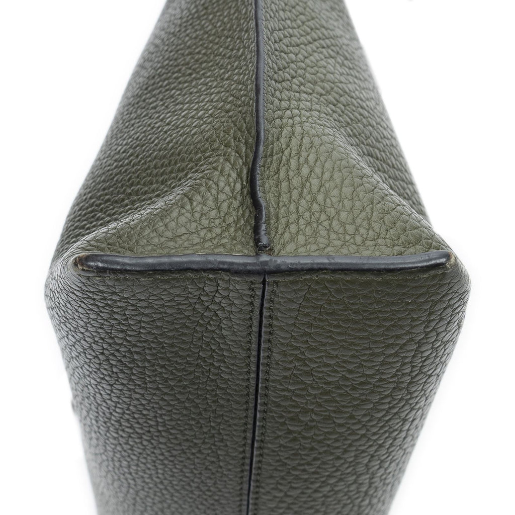 Loewet Messenger Green Black Grain Calf Skin Leather — view 7