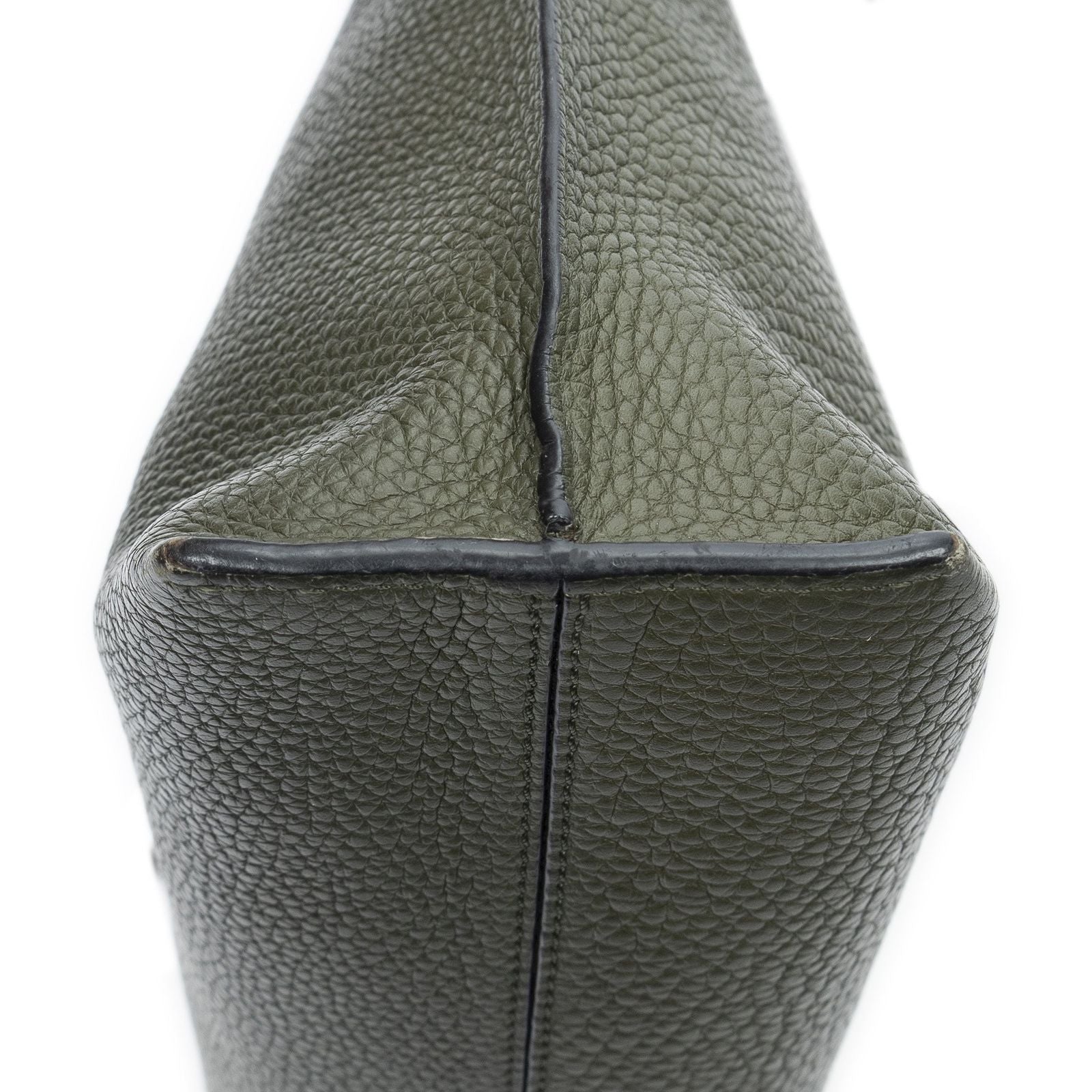 Loewet Messenger Green Black Grain Calf Skin Leather — view 7
