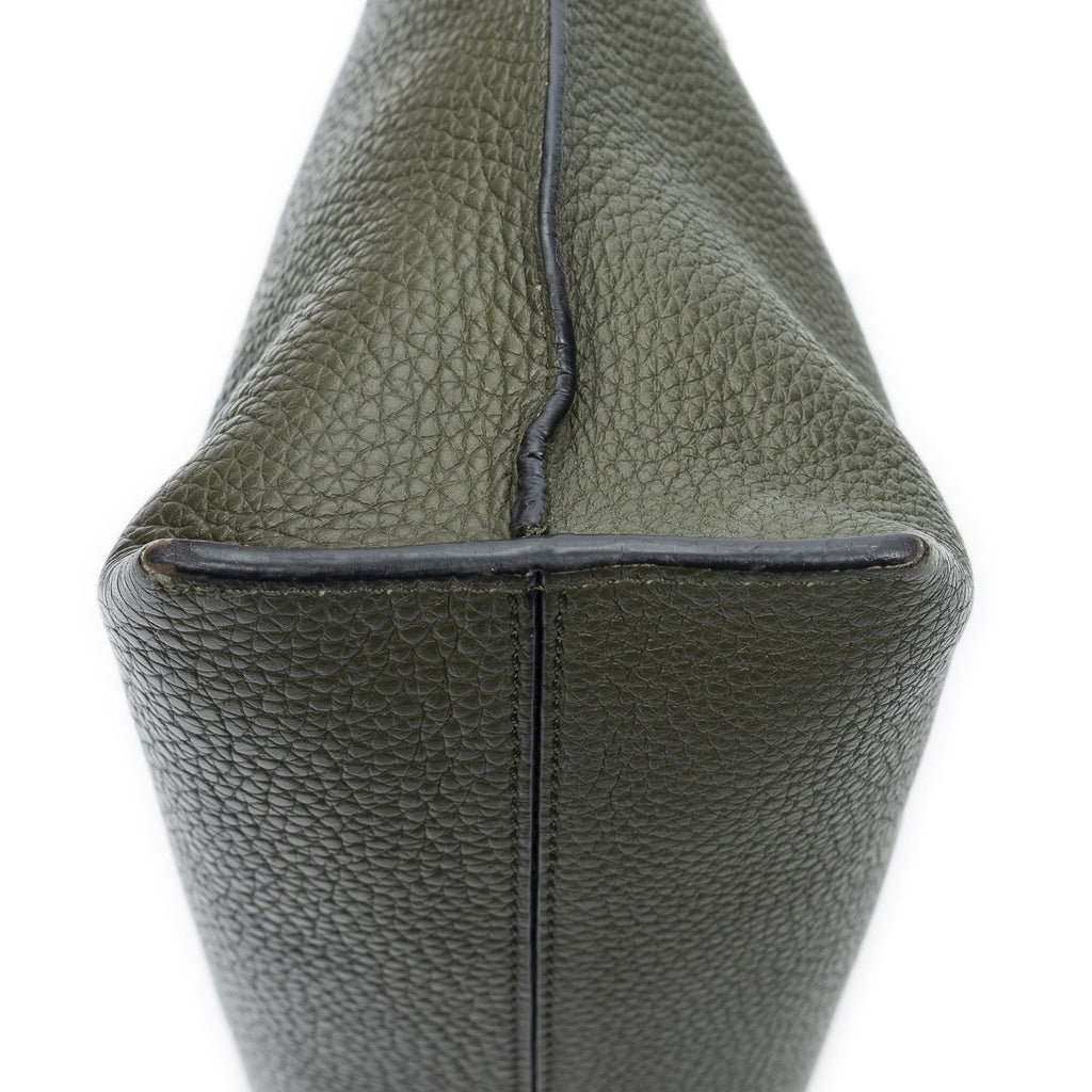 Loewet Messenger Green Black Grain Calf Skin Leather — view 8