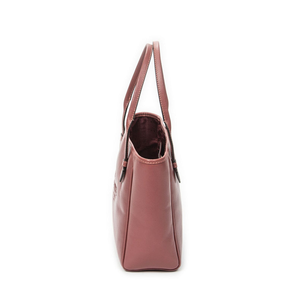 Loewe Heritage Tote Pink Calfskin Leather — view 3