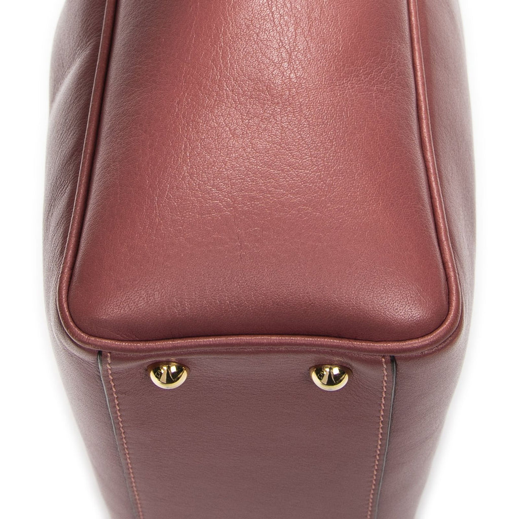 Loewe Heritage Tote Pink Calfskin Leather — view 8