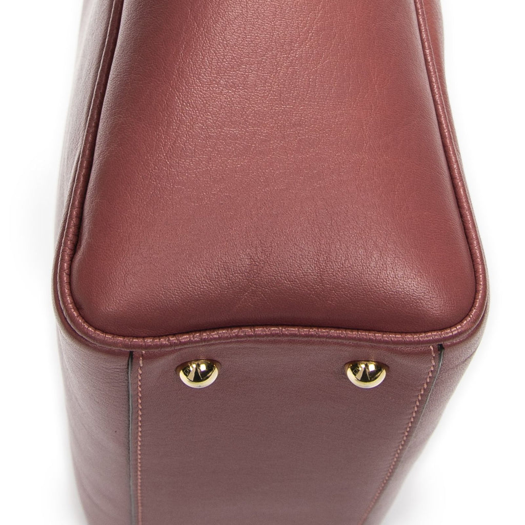 Loewe Heritage Tote Pink Calfskin Leather — view 7