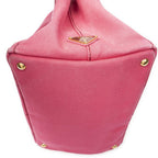 Prada Canapa Tote Fuchsia Pink Canvas — view 8