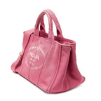 Prada Canapa Tote Fuchsia Pink Canvas — view 2