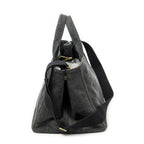 Prada Canapa Tote Gray Denim Canvas — view 3