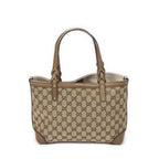 Gucci Small Craft Tote Beige Brown GG Canvas — view 5