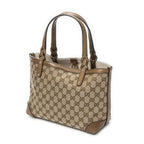 Gucci Small Craft Tote Beige Brown GG Canvas — view 2