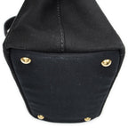 Prada Canapa Small Tote Black Canvas — view 8