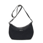 Gucci Round Zip Messenger Black GG Canvas