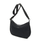 Gucci Round Zip Messenger Black GG Canvas — view 2