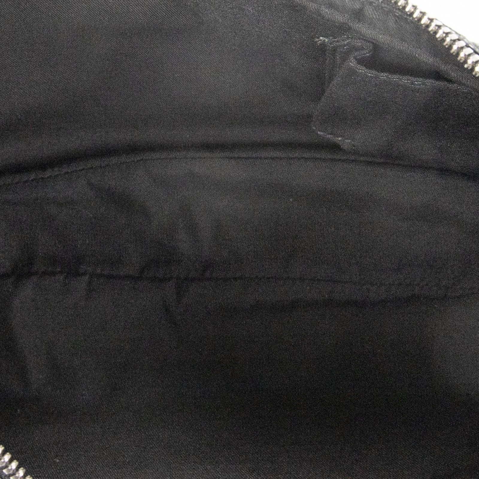 Gucci Round Zip Messenger Black GG Canvas — view 9