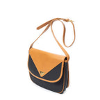 Saint Laurent Vintage Flap Crossbody Tan Black Van Gogh Canvas — view 2