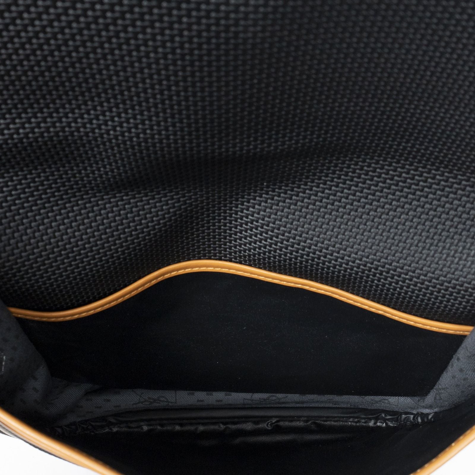 Saint Laurent Vintage Flap Crossbody Tan Black Van Gogh Canvas — view 9