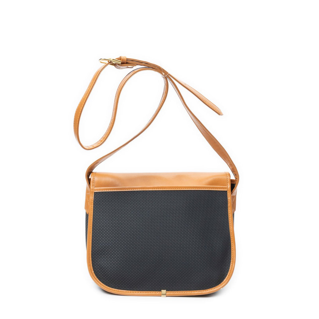 Saint Laurent Vintage Flap Crossbody Tan Black Van Gogh Canvas — view 5