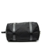 Prada Collapsible Weekender Black Nylon Canvas Travel — view 6