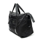 Prada Collapsible Weekender Black Nylon Canvas Travel — view 2
