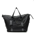 Prada Collapsible Weekender Black Nylon Canvas Travel