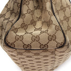 Gucci Mini Ski Tote Beige Dark Brown GG Canvas — view 8