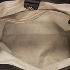 Gucci Mini Ski Tote Beige Dark Brown GG Canvas — view 9