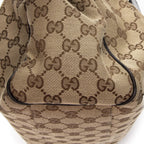 Gucci Mini Ski Tote Beige Dark Brown GG Canvas — view 7