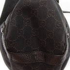 Gucci Abbey Hobo Diagonal Dark Brown GG Denim Canvas — view 7