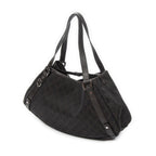 Gucci Abbey Hobo Diagonal Dark Brown GG Denim Canvas — view 2