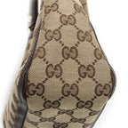 Gucci Small Abbey Top Handle Beige Dark Brown GG Canvas — view 8