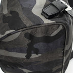 Prada Drawstring Flap Backpack Dark Green Black Camouflage Nylon — view 8