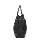 Gucci Large Web Princy Tote Black GG Nylon Canvas — view 4