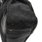 Gucci Large Web Princy Tote Black GG Nylon Canvas — view 7