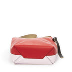 Celine Twisted Cabas Red Pink Black Smooth Leather Tote — view 6