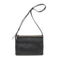 Celine Large Trio Crossbody Black Calfskin Leather