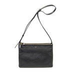 Celine Large Trio Crossbody Black Calfskin Leather