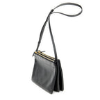 Celine Large Trio Crossbody Black Calfskin Leather — view 2