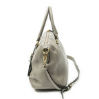 Prada Convertible Boston Gray Vitello Dyno Shoulder — view 3