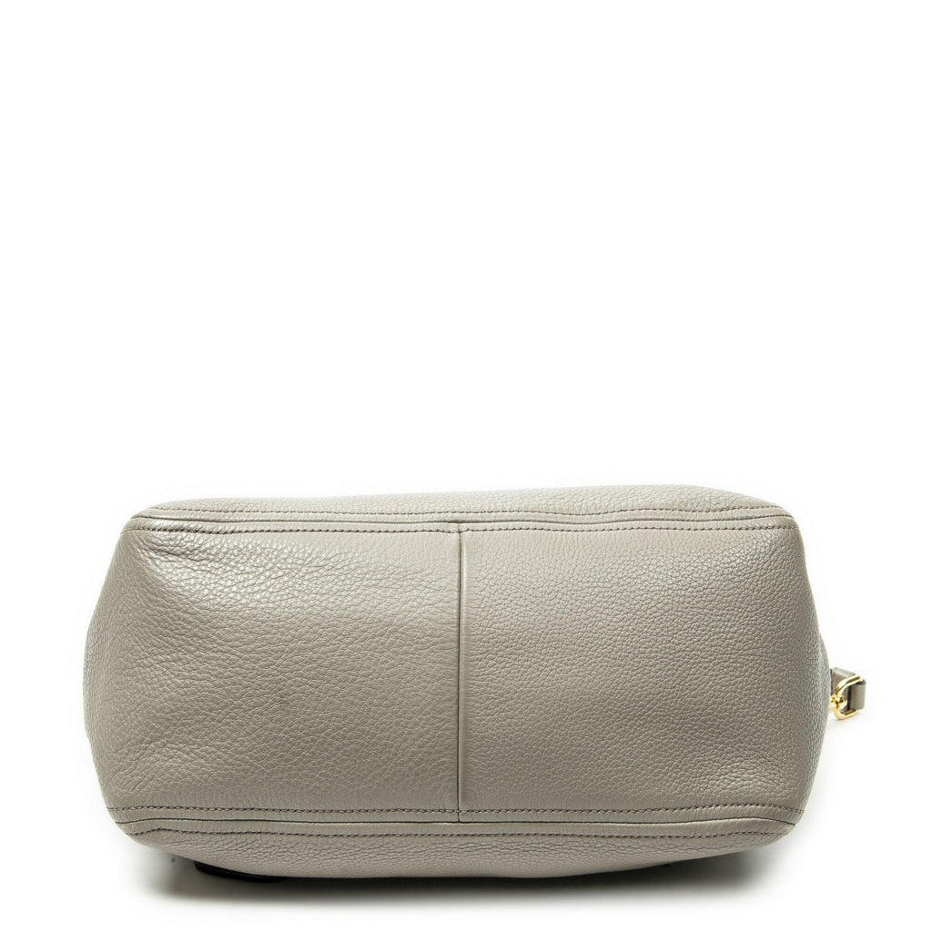 Prada Convertible Boston Gray Vitello Dyno Shoulder — view 6