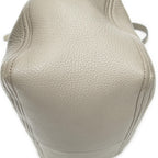 Prada Convertible Boston Gray Vitello Dyno Shoulder — view 8