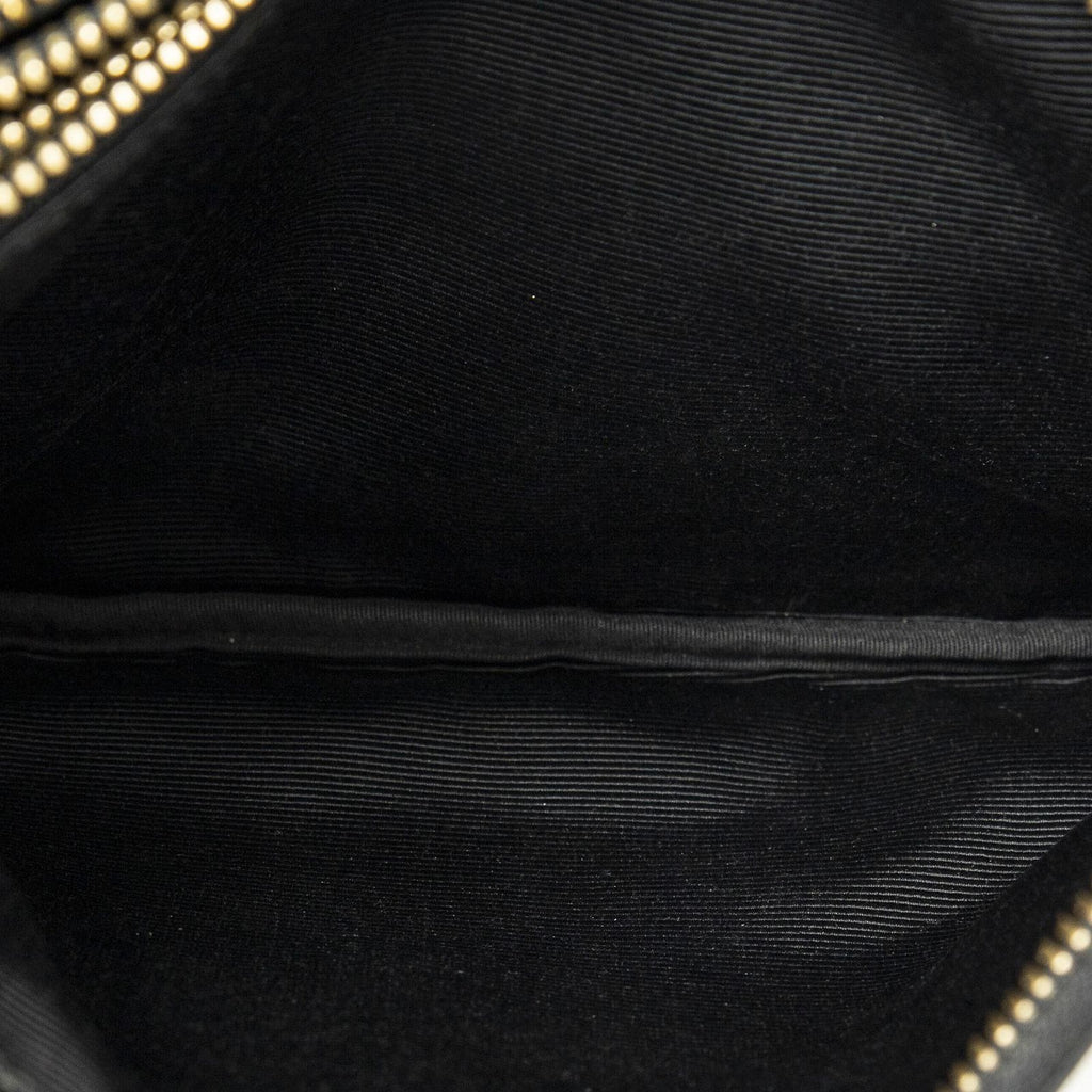 Celine Small Trio Crossbody Black Calfskin Leather — view 9