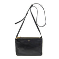 Celine Small Trio Crossbody Black Calfskin Leather