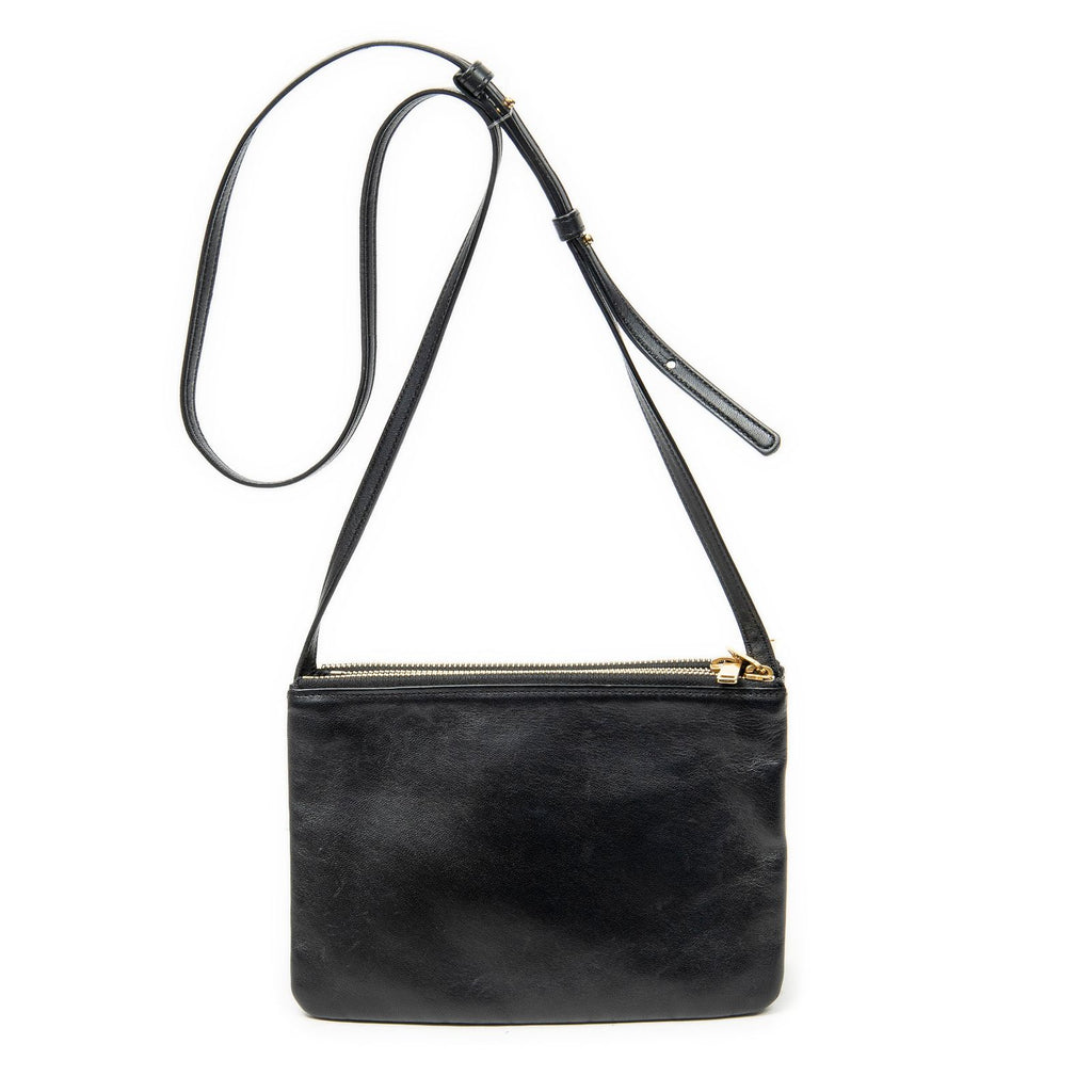 Celine Small Trio Crossbody Black Calfskin Leather — view 5