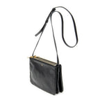 Celine Small Trio Crossbody Black Calfskin Leather — view 2