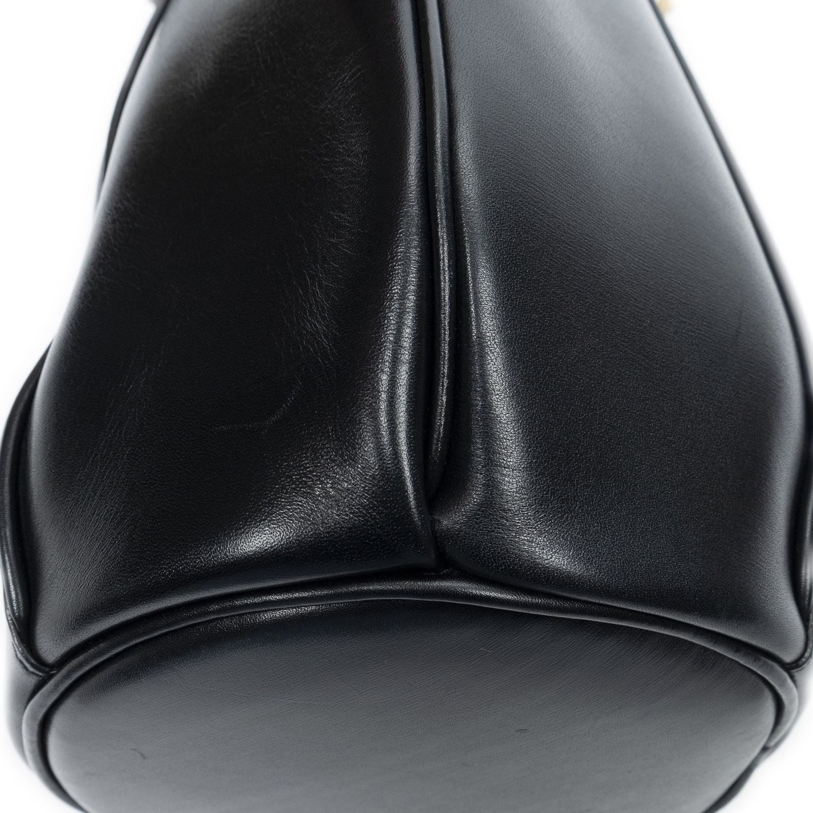 Saint Laurent Small Talitha Bucket Bag Black Calfskin Leather — view 7