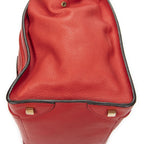 Celine Mini Luggage Red Gray Leather — view 8