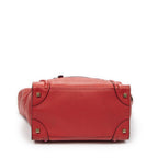 Celine Mini Luggage Red Gray Leather — view 6